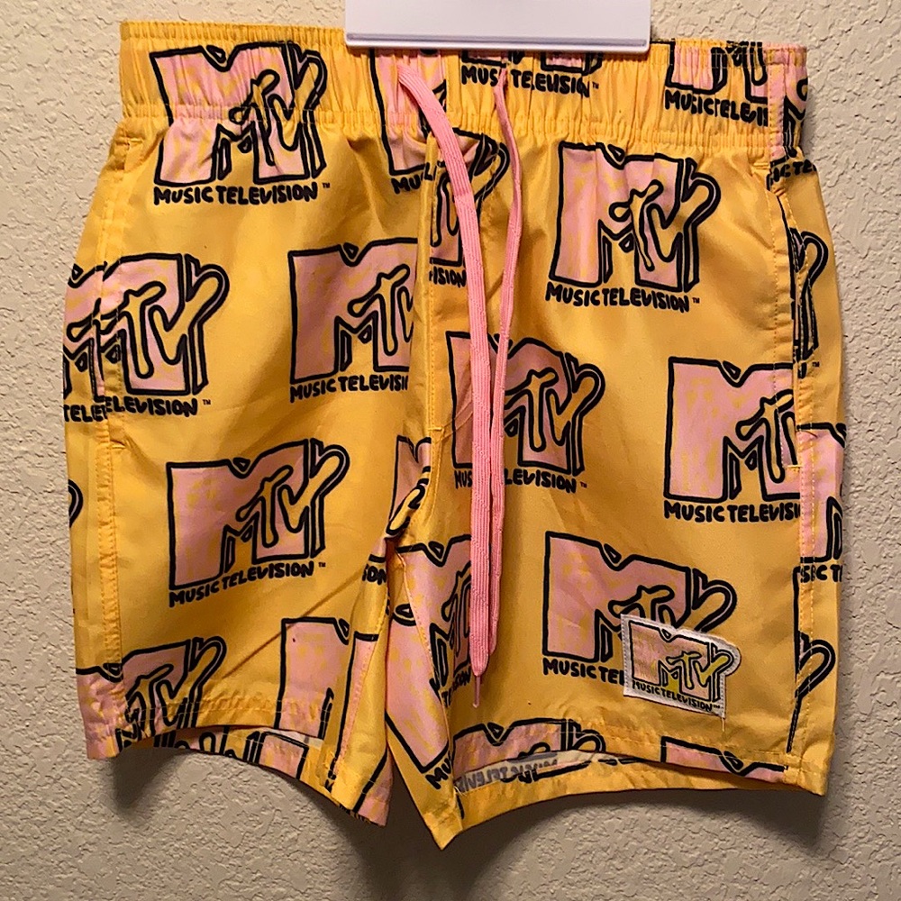 MTV Swim Trunks w/ Net Pockets